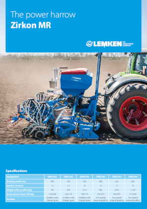 Силові борони Lemken Zirkon XMR/300