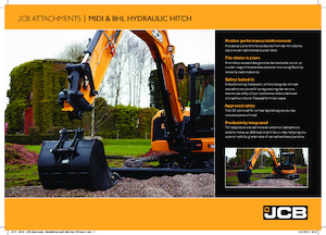 швидкодіюча муфта JCB HYDRAULIC QUICK HITCH