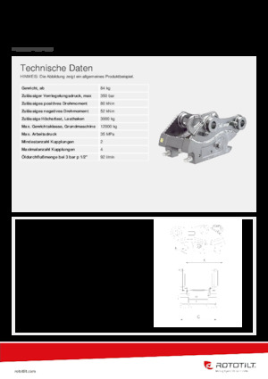 швидкодіюча муфта Rototilt® QC45-4 