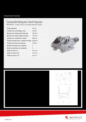 швидкодіюча муфта Rototilt® QC70 
