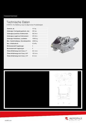 швидкодіюча муфта Rototilt® QC80 