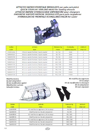 швидкодіюча муфта TREVI BENNE TARMF0911