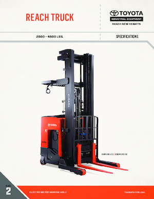 Електричні штабелері Toyota 9BRU23