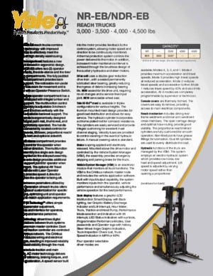 Електричні штабелері Yale NR040EB