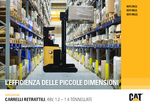 Електричні штабелері Caterpillar NR14N3L