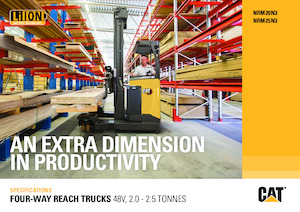 Електричні штабелері Caterpillar NRM25N3