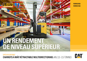 Електричні штабелері Caterpillar NRM25N3