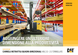 Електричні штабелері Caterpillar NRM25N3