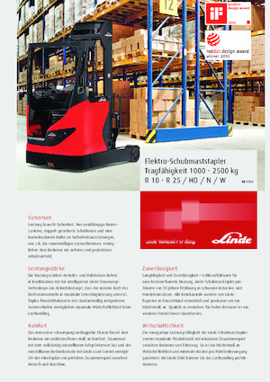 Електричні штабелері Linde R16N HD