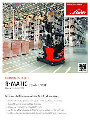 Електричні штабелері Linde R16HD MATIC config. 4 