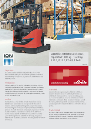 Електричні штабелері Linde R10B triplex