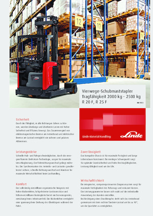 Електричні штабелері Linde R25F
