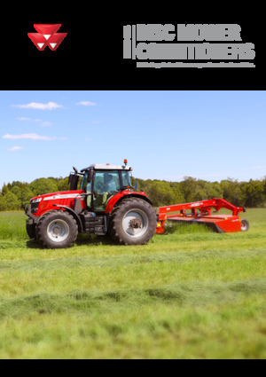 Задньо-привідний косильний диск із кондиціонуванням Massey Ferguson 1376