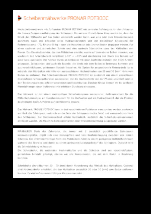 Задньо-привідний косильний диск із кондиціонуванням Pronar PDT 300 C