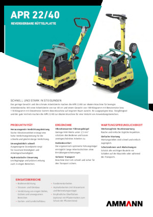 Реверсивні віброплити Ammann APR 2240
