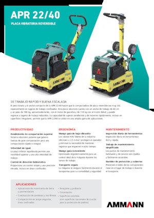 Реверсивні віброплити Ammann APR 2240