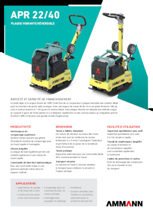 Реверсивні віброплити Ammann APR 2240