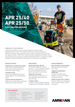 Реверсивні віброплити Ammann APR 2550