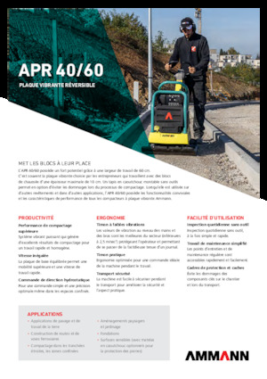 Реверсивні віброплити Ammann APR 4060
