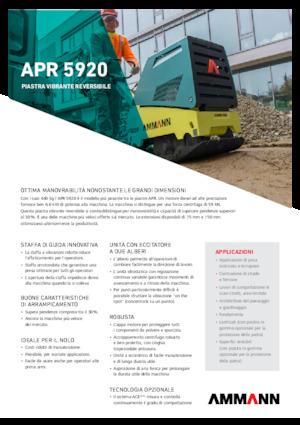 Реверсивні віброплити Ammann APR 5920