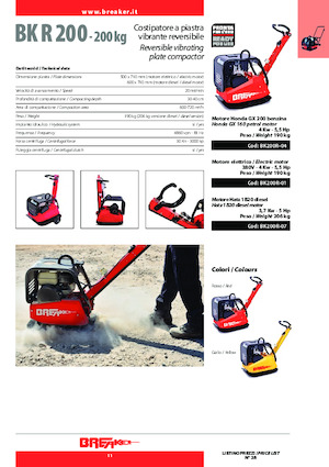 Реверсивні віброплити Breaker BK 200 R-01