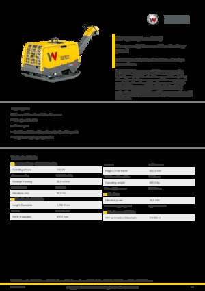 Реверсивні віброплити Wacker Neuson DPU110 Lekc 970