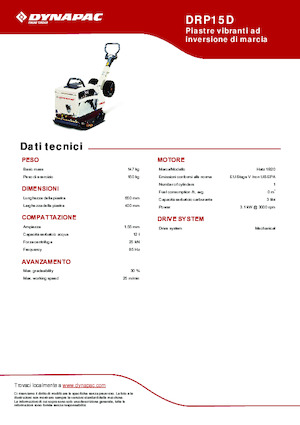 Реверсивні віброплити Dynapac DRP15D 