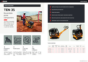 Реверсивні віброплити Enar TEN 35GHEL