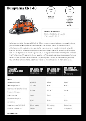 Самохідні подвійні кельми Husqvarna CRT 48