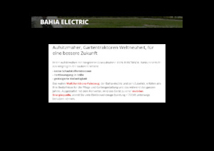 Газонокосарки, газонні та садові трактори Etesia BAHIA ELECTRIC