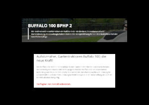Газонокосарки, газонні та садові трактори Etesia BUFFALO 100 BPHP2