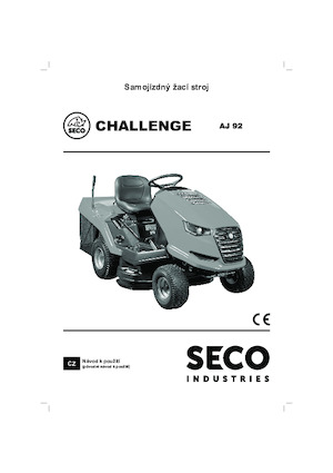 Газонокосарки, газонні та садові трактори SECO Challenge AJ