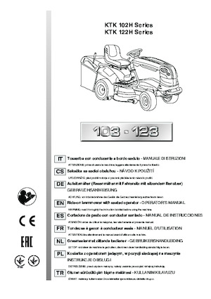 Газонокосарки, газонні та садові трактори Efco EF 123/22 V