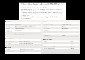 Газонокосарки, газонні та садові трактори Etesia HYDRO 100 MK124