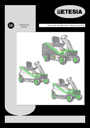 Газонокосарки, газонні та садові трактори Etesia HYDRO 80 MKHPF