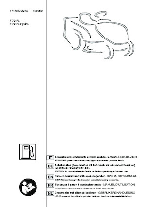 Газонокосарки, газонні та садові трактори Mountfield MTF 72H