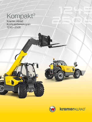 Телескопічні навантажувачі Kramer 1245