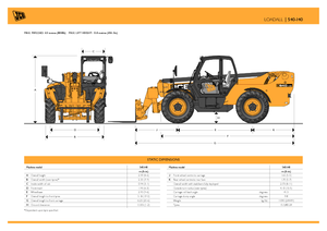 Телескопічні навантажувачі JCB 540-140
