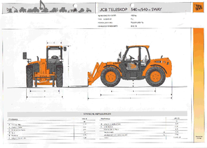 Телескопічні навантажувачі JCB 540-70