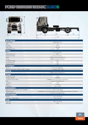 стійке шасі Ford 1833 DC