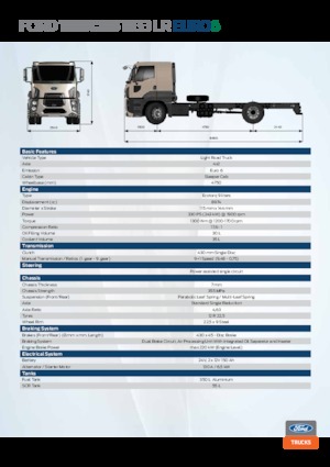 стійке шасі Ford 1833 LR