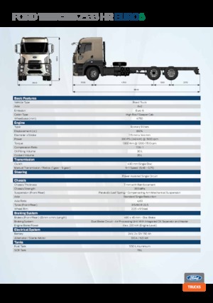 стійке шасі Ford 2533 HR