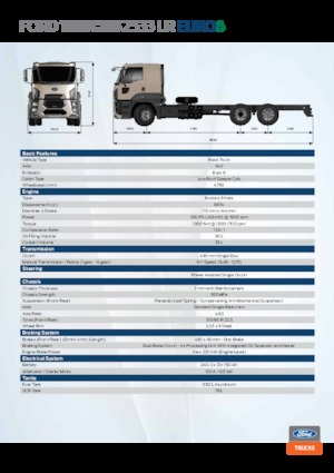 стійке шасі Ford 2533 LR Lowliner