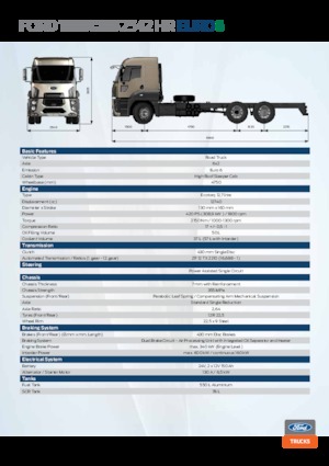 стійке шасі Ford 2542 HR