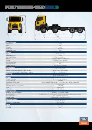 стійке шасі Ford 4142D