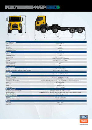 стійке шасі Ford 4442P