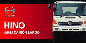 стійке шасі Hino 500 GH8J CAMIÓN LARGO 4x2