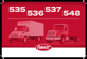 стійке шасі Peterbilt 537 PX-7