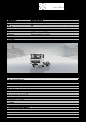 стійке шасі Mercedes-Benz Atego 1223 K 4x2