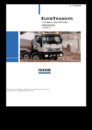 стійке шасі Iveco EUROTRAKKER MP260E34H